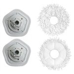 Geschikt voor de Dreame W10 robotstofzuiger: afneembare dweilhouder met klittenband voor vervangende dweildoeken, 2 sets.