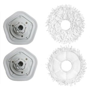Geschikt voor de Dreame W10 robotstofzuiger: afneembare dweilhouder met klittenband voor vervangende dweildoeken, 2 sets.