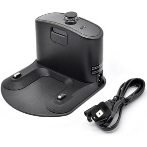 JeiibrZui Basis Met Twee Gaten - Roomba Oplaadstation - Compatibel Met Irobot Serie 500 Tot En Met 900 En E-Serie - 1 Stuks - Zwarte Onderdelen Voor Robotstofzuiger