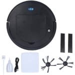 KARZO - Robotstofzuiger Spray Smart Sweeper Mini Sweeper Usb Opladen Bevochtiging Reinigingsproduct Reinigingsbenodigdheden Robotstofzuiger voor Spuiten Ruitenwisser (Zwart)