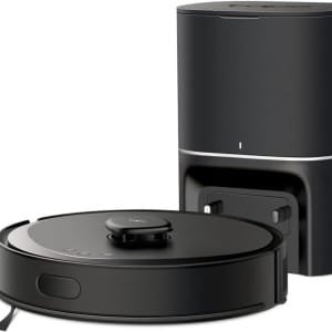 Quvo® Robotstofzuiger met laadstation - Robotstofzuiger - Robotstofzuiger huisdieren - Zwart - 33cm x 33cm x 10cm