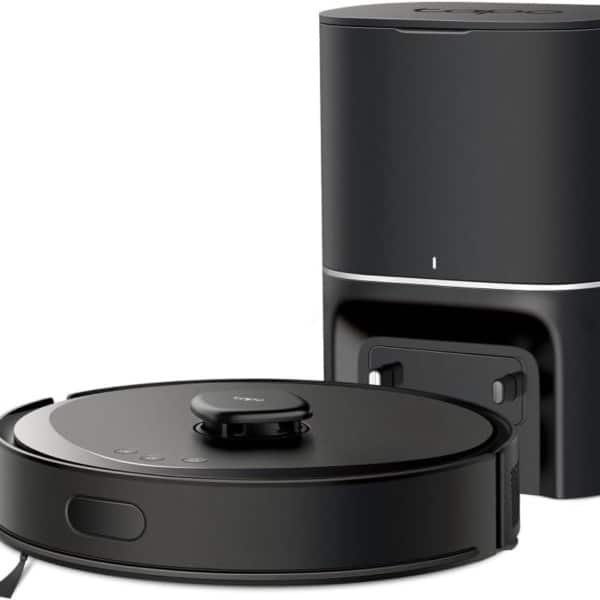 Quvo® Robotstofzuiger met laadstation - Robotstofzuiger - Robotstofzuiger huisdieren - Zwart - 33cm x 33cm x 10cm