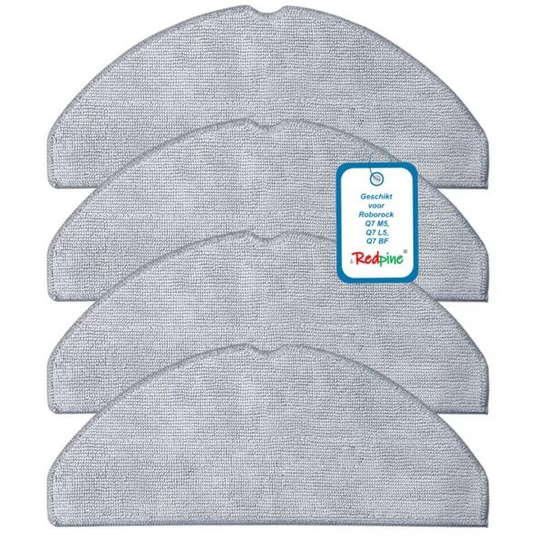 RedPine Wasbare Dweildoeken geschikt voor Roborock Q7 M5, Q7 L5 en Q7 BF Robotstofzuiger dweilpads vervanging