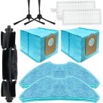 Replacements® Vervangingsset geschikt voor de Philips Homerun 2000 en 3000 series robotstofzuigers - 9-delig