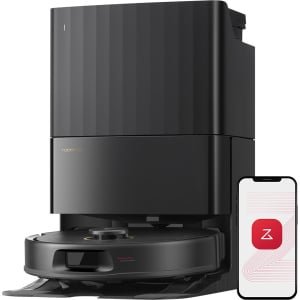 Roborock Qrevo S5V Robotstofzuiger met dock- 12000 Pa zuigkracht- FlexiArm-dweilen- Reactief obstakel vermijden - Dubbele anti-klitfunctie- Warmeluchtdroging- Obstakelvermijding en slimme navigatie- Zwart