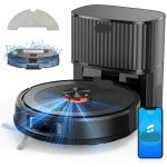 Robotstofzuiger D10S Max - Robotstofzuiger - Robotreiniger - Automatische Stofzuiger - Dweilrobot - Krachtige Zuigkracht 4500 Pa - Zelfledigend Stofreservoir