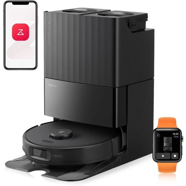 Robotstofzuiger - Dweilrobot - Automatische Stofzuiger - Slimme Reinigingsrobot - Zuigrobot - 17.000 Pa Zuigkracht - Zelfreinigend Station