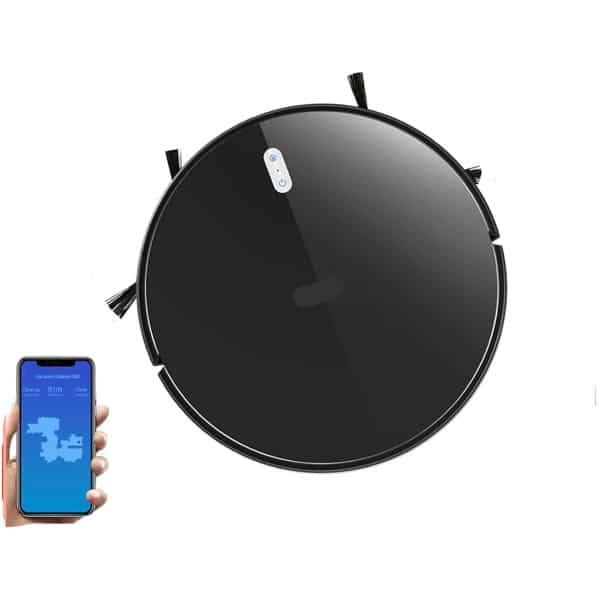 Robotstofzuiger - Roborock - Vacuum Cleaner - Dweilrobot - Draadloze - 500W - 6000Pa Zuigkracht - Afstandsbediening Upgrade - 2-in-1 Nat en Droog Mop, WiFi App, Slimme Auto Vloerwasfunctie voor Thuis