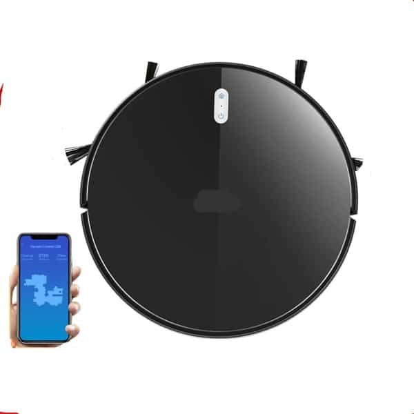 Robotstofzuiger - Roborock - Vacuum Cleaner - Dweilrobot - Draadloze - 500W - 6000Pa Zuigkracht - Slimme Geheugenfunctie, Kaartnavigatie, WiFi App - Elektrische Watertank - Vacuüm, Veeg en Mop Alles-in-één