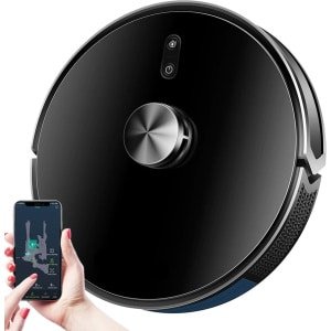 Robotstofzuiger - Robotstofzuiger Met Dweilfunctie - Slimme Stofzuiger - Robotstofzuiger Met App - 6500 Pa Zuigkracht - 235 Ml Waterreservoir