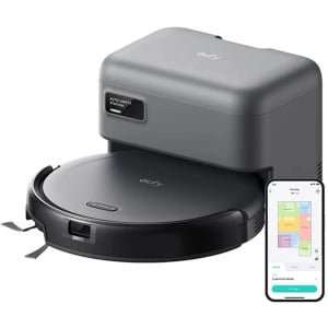 Robotstofzuiger - Robotstofzuiger Met Laadstation - Dweilrobot - Dweilfunctie - Automatisch Leegstation - Ultradun Design 7,3 cm - Grote Stofbak >2 L