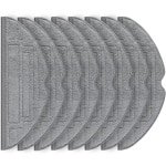 Set Van 8 Reinigingsdoekjes Voor De Roborock S8 Pro Ultra Robotstofzuiger, Accessoires Van Zilverionenmicrovezel.