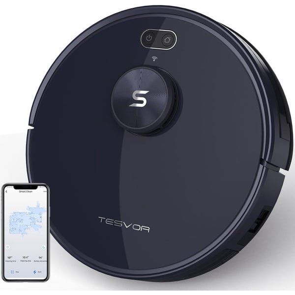Tesvor S6 Robotstofzuiger - 2700 PA zuigkracht | met Lasernavigatie en Dweilfunctie - TOP 3 BESTVERKOCHT DUITSLAND