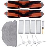 Vervangende Accessoireset voor Robotstofzuiger Dweilborstels Filters en Zijborstels