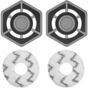 Vervangende dweilhouder voor robotstofzuiger - set van 4 - duurzaam