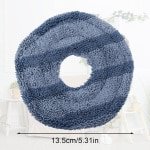 Wasbare Stofzuigerdoeken - Dweildoeken - Vloerreiniging - Accessoires - Vervangende Dweildoeken - Robotstofzuigers - Compatibel met Eufy X10 Pro Omni en Eufy X9 Pro - 2st - Katoenen - Geschikt voor Alle Vloeren - Grijs