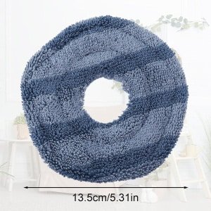 Wasbare Stofzuigerdoeken - Dweildoeken - Vloerreiniging - Accessoires - Vervangende Dweildoeken - Robotstofzuigers - Compatibel met Eufy X10 Pro Omni en Eufy X9 Pro - 2st - Katoenen - Geschikt voor Alle Vloeren - Grijs