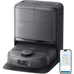 eufy Robotstofzuiger C28, HydroJet Zelfreinigende Dweil, 15.000 Pa Turbo Zuigkracht, 5-In-1 Robotstofzuiger & Dweil Voor Thuis, Anti-Klit Ontwerp, AI-Obstakelherkenning