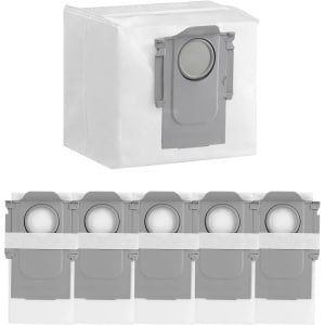 roborock Originele stofzuigerzakken OC-stofzakken Geschikt voor Q10S5 / Q7M5 / Q7L5 / Q7 Max+ Serie/S7 MaxV Ultra/S7 Pro Ultra/S8 Pro Ultra Serie/Q8 Max+/S8+/Q5 Pro+/S7 Max Ultra serie robotstofzuiger (6 stuks