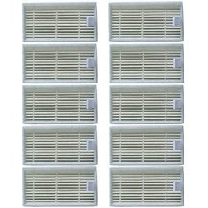 10 Stuks Stofzuigerfilters voor Robotstofzuigers - Hoge Kwaliteit en Duurzaam