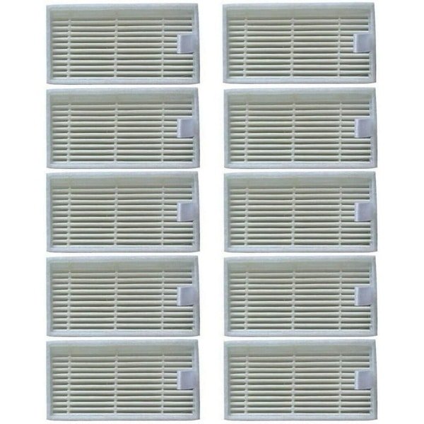 10 stuks HEPA Vervangingsfilters voor Robotstofzuigers - Geschikt voor V3, V5 en V5s