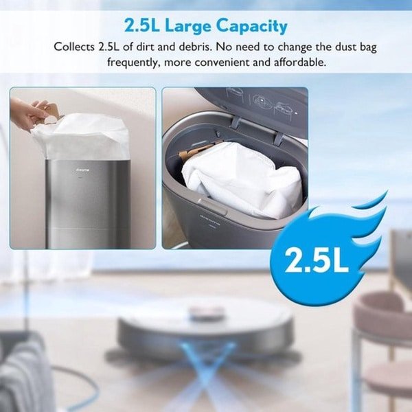 10 stuks stofzuigerzakken voor Dreame D10s Plus/D10 Plus - compatibel met robotstofzuiger basisstation