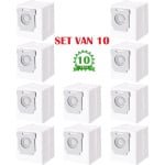 10 stuks stofzuigerzakken voor iRobot Roomba i7, i7+, i7Plus, i8, i8+, i3, i3+, i4, i4+, i6, i6+, j7, j7+, s9, s9+, s9Plus Clean Base afzuigstation, reservezak voor je iRobot robotstofzuiger.