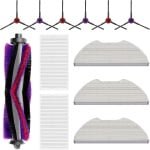 12-Delige Accessoireset voor Robotstofzuiger: Hoofdborstel, HEPA Filters en Zijborstels