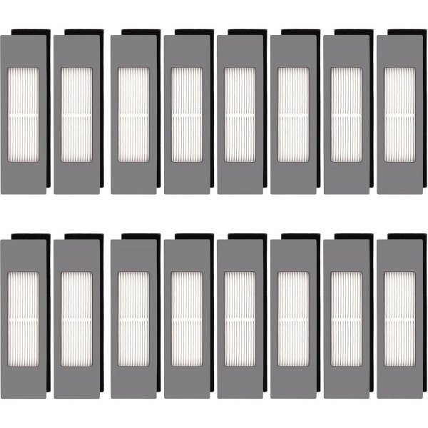 16 Stuks HEPA-filters voor Robotstofzuigers - Compatibel met Diverse Modellen