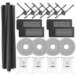 19-delige accessoireset voor robotstofzuigers - hoofdborstels, HEPA-filters, dweilpads en meer