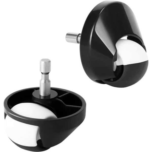 2-stuks zwenkwielen vooraan - geschikt voor Roomba 500, 600, 700, 800 en 900-serie - voorwiel voor Roomba-robotstofzuiger - reservewiel met laag geluidsniveau - vervangende accessoires