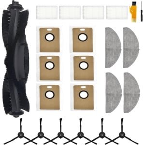 21-delige Accessoireset voor Robotstofzuiger: Hoofdborstel, Filters, Dweilen en Stofzakken