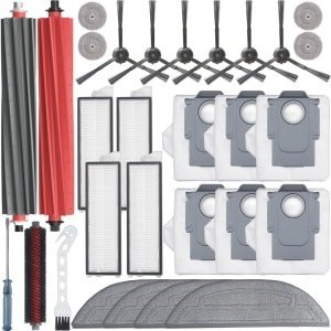 27-delige accessoireset voor robotstofzuigers - complete set met borstels, filters en dweilpads