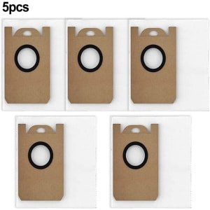 5-Pack Stofzakken voor Robotstofzuigers RV30 Max Plus, RV20 Max Plus, RVA202 - Hoge Filtratie