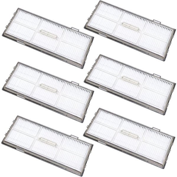 6 Stuks HEPA-filteraccessoires voor Robotstofzuigers - Compatibel met S8 Serie, S7 Serie en Meer