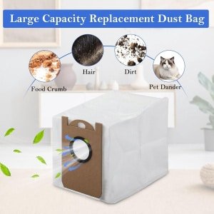 8 Stuks Stofzakken Vervanging voor Robotstofzuiger - Niet-geweven Stofzakken - Reserveonderdelen Accessoires