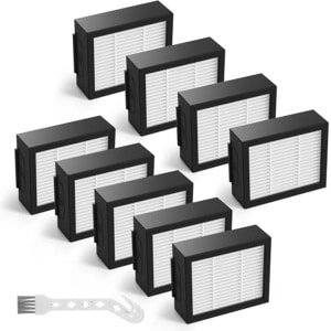 9 Pack HEPA-filters Vervanging voor Robotstofzuigers van Seres I en E