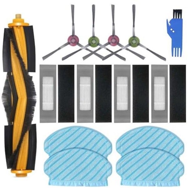 Accessoires en vervangonderdelen voor Robotstofzuiger - Haar Borstel, Zijkanten, Hepa Filters, Vloerdoeken