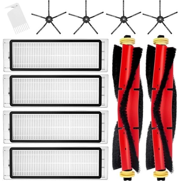 Accessoires voor robotstofzuiger: rolborstels, zijborstels, HEPA-filter
