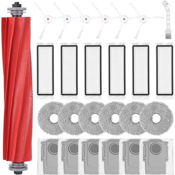 Accessoireset 26-delig voor Robotstofzuigers - Inclusief Hoofdborstel, Filters, Stofzakken en Doeken