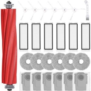 Accessoireset 26-delig voor Robotstofzuigers - Inclusief Hoofdborstel, Filters, Stofzakken en Doeken