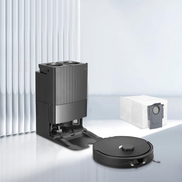 Accessoireset met 8 stofzuigerzakken voor Roborock Q Revo-robotstofzuiger - grote inhoud - wegwerponderdelen.