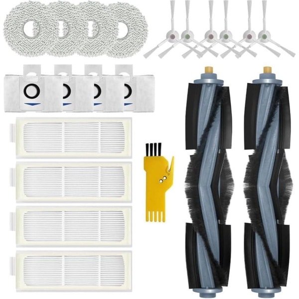 Accessoireset reserveonderdelen ECOVACS DEEBOT T20 OMNI robotstofzuiger - 20 verpakkingen - rolborstels - filters - zijborstels - mopdoeken - stofzakken