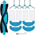 Accessoireset voor Ultenic D10, gescht voor MONSGA MS1 MAX, voor Proscenic Q8/Q8 Max, voor Lubluelu L15, Trouver E10, Mova E10, Mamibot EXVAC700 Pioneer, Liectroux M70 Pro robotstofzuiger, reserveonderdelen