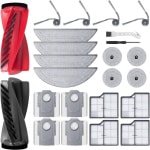 Accessoireset voor robotstofzuiger - 1 rolborstel, 4 Hepa-filters, polyester