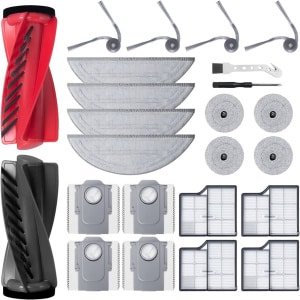 Accessoireset voor robotstofzuiger - 1 rolborstel, 4 Hepa-filters, polyester