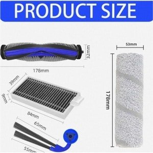 Accessoireset voor robotstofzuiger - 15 stuks - hoogwaardige kunststoffen