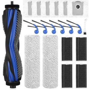 Accessoireset voor robotstofzuiger - compleet aanbod - 1 set - kunststof en katoen