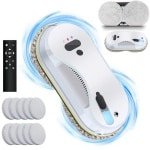 Allecto - Elektrische ruitenwisser - Automatisch - Reiniging - Robotstofzuiger - Huishoudelijk raam - Afstandsbediening - Elektrische ruitenwisser Huishoudelijke glazen ruitenwisser Geschikt voor ramen - Wit - AliExpress 6