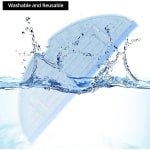 Allecto- Microvezel Dweildoeken - Vervangende - Compatibel met - Robotstofzuigers - Wit - 6 Stuks - Geschikt voor - Verschillende Modellen Robotic Cleaners